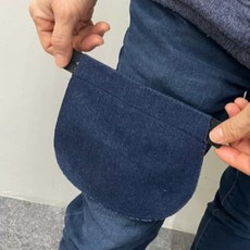 바지확장벨트 진청색 임산부청바지