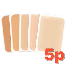 우즈상사 2세대 착붙 초슬림 흉터 타투 커버 방수 스티커 가리기, 5개, 23 웜베이지