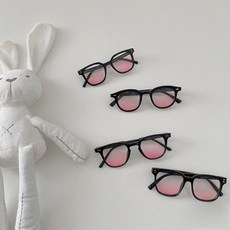 투명안경 뿔테 (파우치) 치크 볼터치 틴트 뿔테 패션 안경 ujd+3415Lf