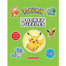 Pokémon Pocket Puzzles Paperback, Scholastic Inc., English, 9781338740844