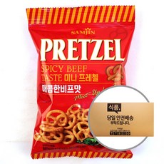 삼진 미니프레첼 매콤비프 1박스 70gx24입, 70g
