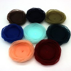 납작이 접시꽃 노방 21잎 코사지(K30)손바느질 사은품 증정, K30-13, 1개