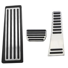 페달 가속 브레이크 발받침 커버 플레이트 패드 보호, 5. 3Pcs for S90 16-25, 기본