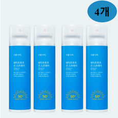 식물나라 산소수 워터프루프 선 스프레이, 100ml, 4개