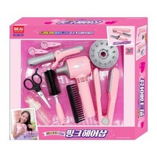 핑크헤어샵 미용놀이 헤어 뷰티 놀이, 1개