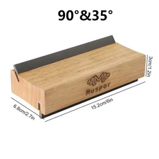 기타 프렛 엔드 드레싱 파일 우드 2 in 1 베벨 35/90도 Luthier 도구 기타베이스 연마 용, 01 90 and 35 degree, 01 China Mainland