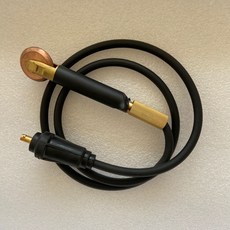 冷焊機配件 滾輪式阻焊槍 模具修補絲網焊接銅焊把滾輪焊槍, 1個, 冷焊快插式滾輪焊槍(不帶開關)