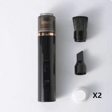 미니 무선 청소기 휴대용 핸디 진공 키보드 피아노 커피머신 청소, 업그레이드 블랙, 기본 모델명/품번