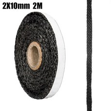 1PC 플랫 스토브 로프 자기 접착 유리 벽난로 도어 씰링 코드 교체 가스켓 테이프 10/15/20mm 너비 2m 길이