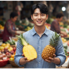 고당도 골드파인애플 1박스, 1kg(1%<갓수입>세이프추천3과 파인애플BEST)