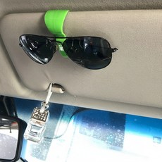 자동차 실내 썬바이저 안경 선글라스 보관함 2개 쓱템, 1개