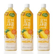 웅진 요거새콤 파인애플, 1.5L, 12개