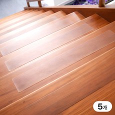 굿즈라이프 논슬립 계단 바닥 미끄럼방지 테이프, 투명, 5개