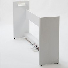 피아노거치대 전자피아노 선반거치대 일렉트릭 상세페이지, 1개, 화이트 px130px135 목재 삼단, 기본 모델명/품번