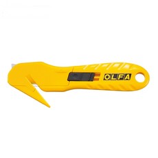OLFA SK-10 安全拆箱刀 包裝繩切斷器 (握把抗丙酮; 右左手通用), 1個