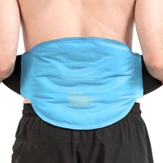 護腰冰袋 凝膠冷熱敷腰部護具, 1個, 藍色