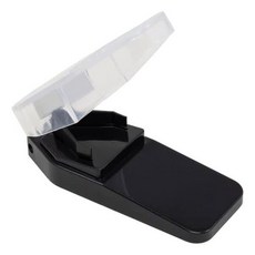 EZY DOSE이지 도즈 필 커터 및 스플리터 컷팅 알약 비타민 정제 스테인리스 스틸 블레이드 여행용 사이즈 안전하게 정확하고 쉬운 블랙 BPA 프리, Standard_Black, 1개