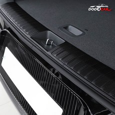 [카비니] EV9 호환 트렁크 트랜스버스 트림 커버 스크래치방지 튜닝 몰딩, 카본