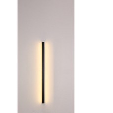 카페 건물외벽 등 발코니 막대 led 실외 조명 벽부 블랙 60cm 웜라이트, 블랙 100cm 웜라이트