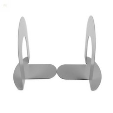 차곡담디자인 북엔드T형 원형 소 그레이 원형북엔드