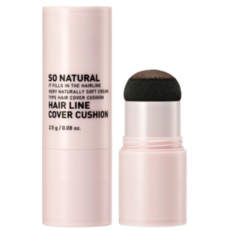 쏘내추럴 헤어 라인 커버 쿠션 2.5g, BROWN 라이트브라운, 2개
