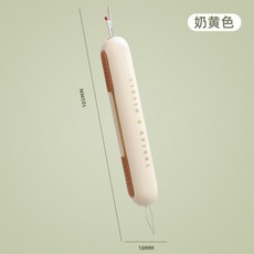 穿針引線兩用工具, 奶黃色, 1個