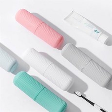 홍토미 여행용 칫솔케이스 통풍 칫솔통, 화이트