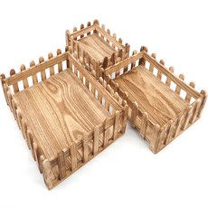 은현나라샵 3P 원목 트레이 카페인테리어