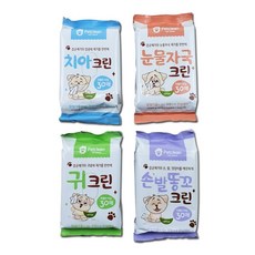 펫크린 반려동물 물티슈30매(4개)_ 20275643EA, 1.치아크린4개
