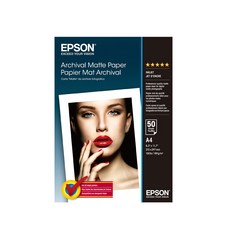 엡손 잉크젯전용 장기 보존 매트 포토용지 S041342, A4, 50매입