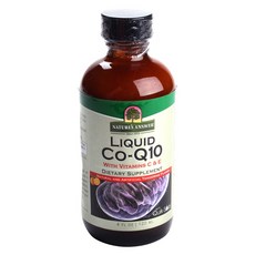 NATURE'S ANSWER 液體輔酶Q10補充劑 橘子口味, 1個, 120毫升