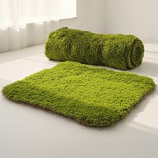 인조 이끼 잔디 옥상 정원 매트 조경장식 정원꾸미기 인조잔디 이끼모형, 1개, 녹색