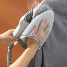 휴대용 스팀 다리미 미니 장갑형 손 다리미판x2개 옷매장 가정용, 다리미장갑