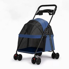 중형견 고양이 반려동물 개모차 소형견 펫모차, C. 네이비 블루 G09