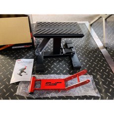 越野車液壓駐車架 適用於CRF300L CRF300 RALLY 穩固支撐 維修保養, 1個, 紅黑款