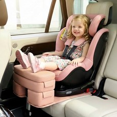 회전형 카시트 발받침대 카시트발판 발받침, 핑크, 1개