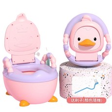 寶寶加大加厚卡通抽屜式座便器, 高腳加大加厚款 粉紫