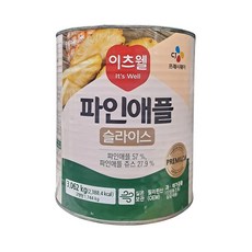 이츠웰 파인애플캔(슬라이스)3.062Kg, 2개, 3.062kg