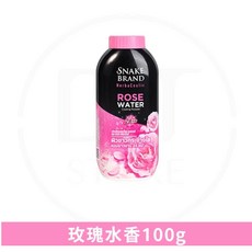 蛇牌 超涼感 泰國嬰兒爽身粉, 1個, 【100g】草本玫瑰水香