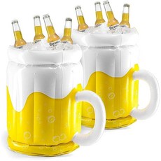 탑 레이스 쿨러 야자수 디자인 풍선 음료 아이스 버킷 수영장 파티 플로팅, Beer