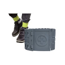 공사장 작업 현장 안전 사고방지 우레탄 발목 보호대, 오렌지