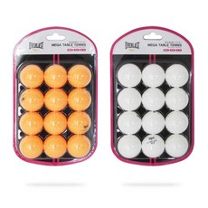 에버라스트 베가 2성 탁구공 ABS 12p, 화이트, 12개입, 1개