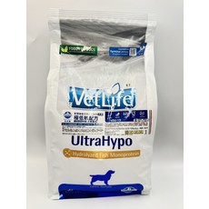 Vet Life 法米納 UltraHypo 犬糧 水解蛋白犬糧 VD13 2公斤 極低敏配方 Omega-3滋養亮毛 呵護腸胃敏感愛犬, 1個, 2kg, 水解蛋白