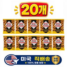 Dot's 닷츠 홈스타일 프레첼 허니 머스타드 맛 1회용 미니 사이즈, 20개, 28g