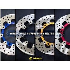 川歐力士 浮動式碟盤 245mm Yamaha 勁戰六代 水冷BWS, 金色, 1個