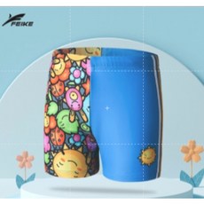 《FEIKE》飛客 兒童拼接撞色泳褲 防曬/速乾 舒適透氣 兒童泳裝 男童泳褲 女童泳褲