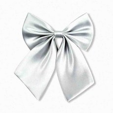 올몰 리본 넥타이 화이트 단색넥타이 흰색넥타이 주니어넥타이