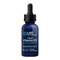 라이프익스텐션 리퀴드 비타민 D3 50mcg 드롭 57ml, 1개