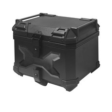 2GO 鋁箱 後箱 尾箱 適用於 125 SUI125 SALUTO, 45公升ABS塑膠 (黑)+專用後架