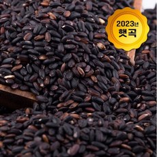 현미 차조 2023년 햇곡 찰흑미 국산 4kg 찹쌀, 1개
